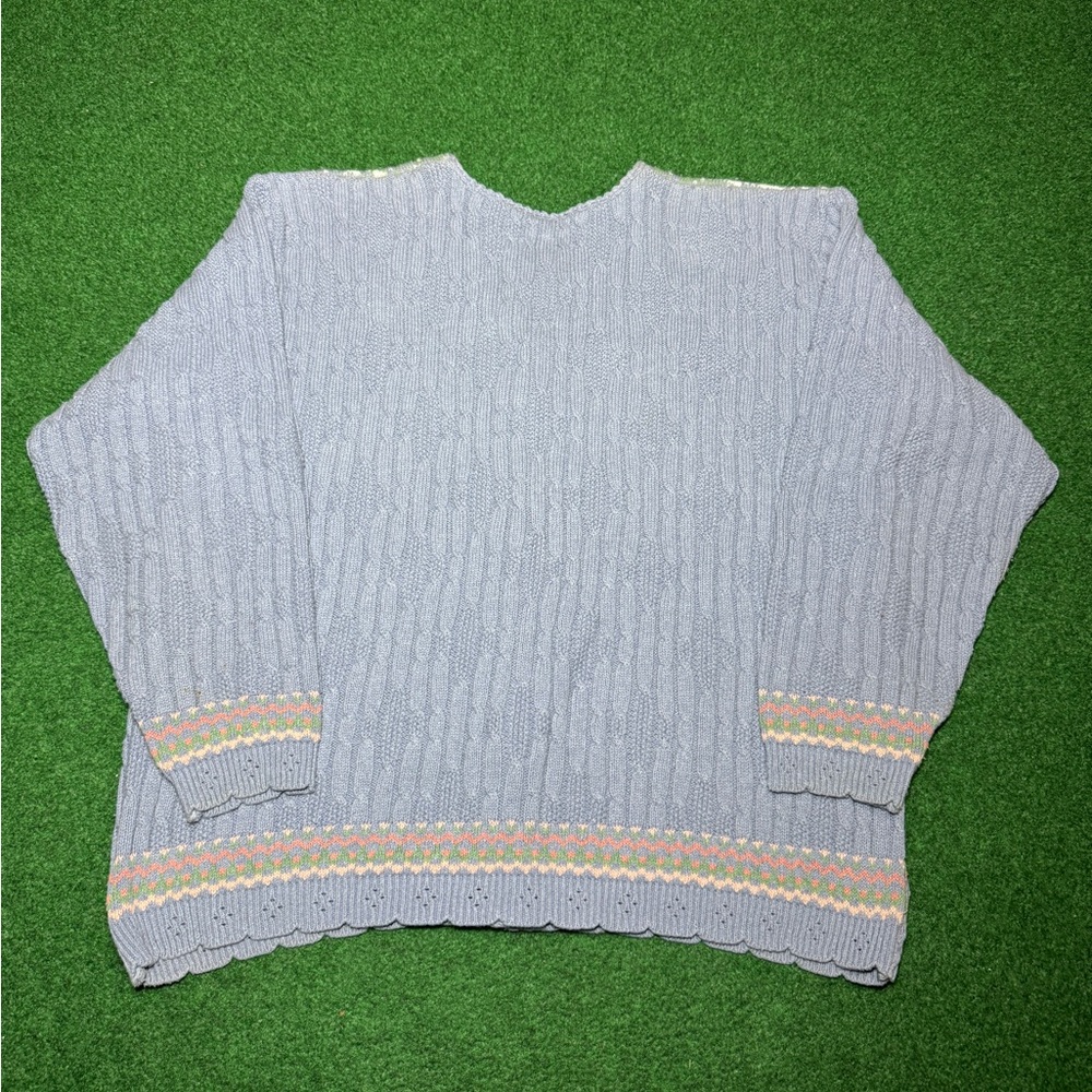 Northern Reflection Easter Fairy Core Spring Vintage 90s Sweater Large Cardigan - Picture 5 of 8